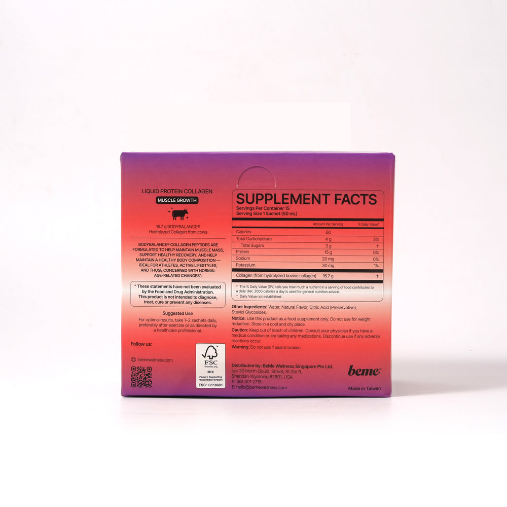 BeMe Liquid Protein Collagen for Muscle Growth