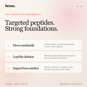 Movement, resistance exercise and nutrition foundations with BeMe MOVE